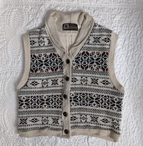 Vintage sweater vest